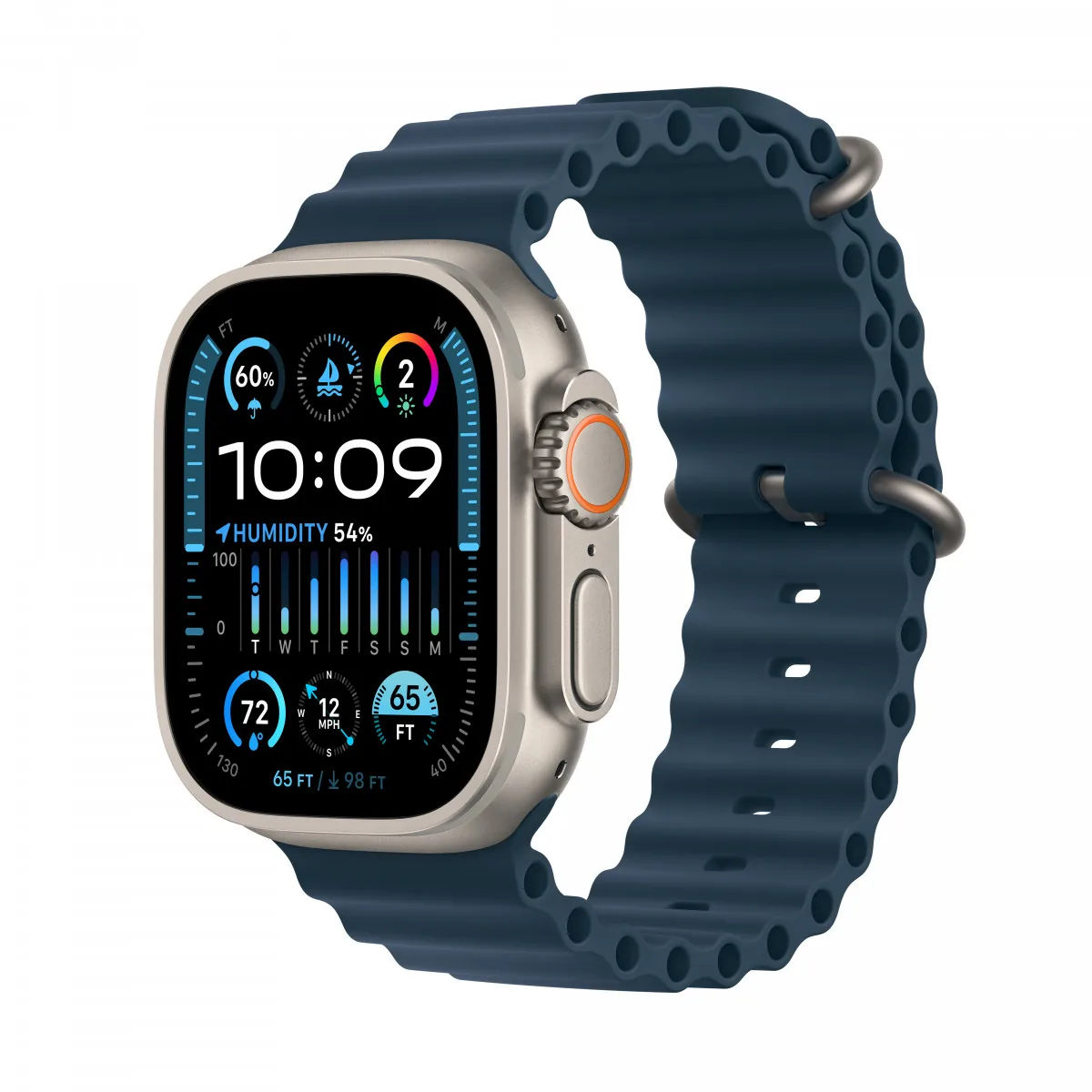 Watch ultra 2 natural ocean blue