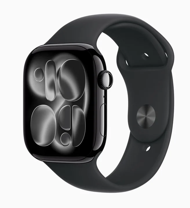 Watch 11 46 (jet black, rose gold)